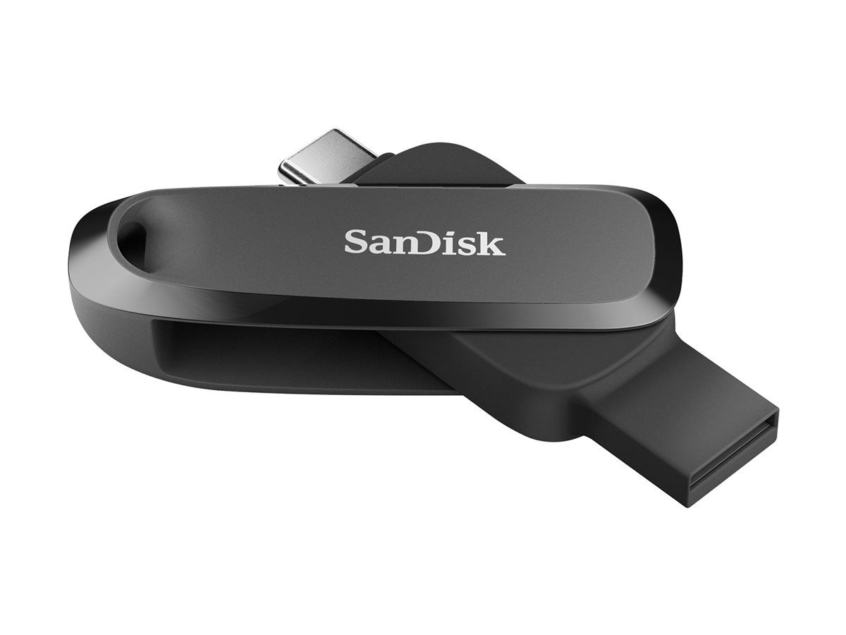 SanDisk Phone - Drive flash USB - 64 GB - USB 3.2 Gen 1 / USB-C - preto
