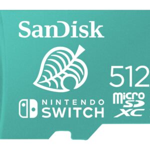 SanDisk Nintendo Switch - Cartão de memória flash - 512 GB - UHS-I U3 / Class10 - microSDXC UHS-I