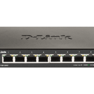 D-Link DGS 1100-08V2 - Interruptor - inteligente - 8 x 10/100/1000 - desktop - AC 100/240 V