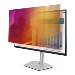 StarTech.com 27-inch 16:9 Gold Monitor Privacy Screen, Reversible Filter w/Enhanced Privacy, Glossy Computer Security Filter, Removable Screen Protector/Shield, +/- 30 Deg. - Filtro de privacidade do display - 2 vias - amovível - encaixe/adesivo - 27