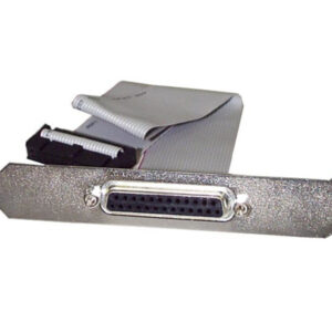 StarTech.com 16in DB25 Parallel Female to IDC 25 Pin Header Slot Plate (PLATE25F16) - Painel paralelo - DB-25 (F) para 26 PIN IDC (F) - 40.64 cm - cinza