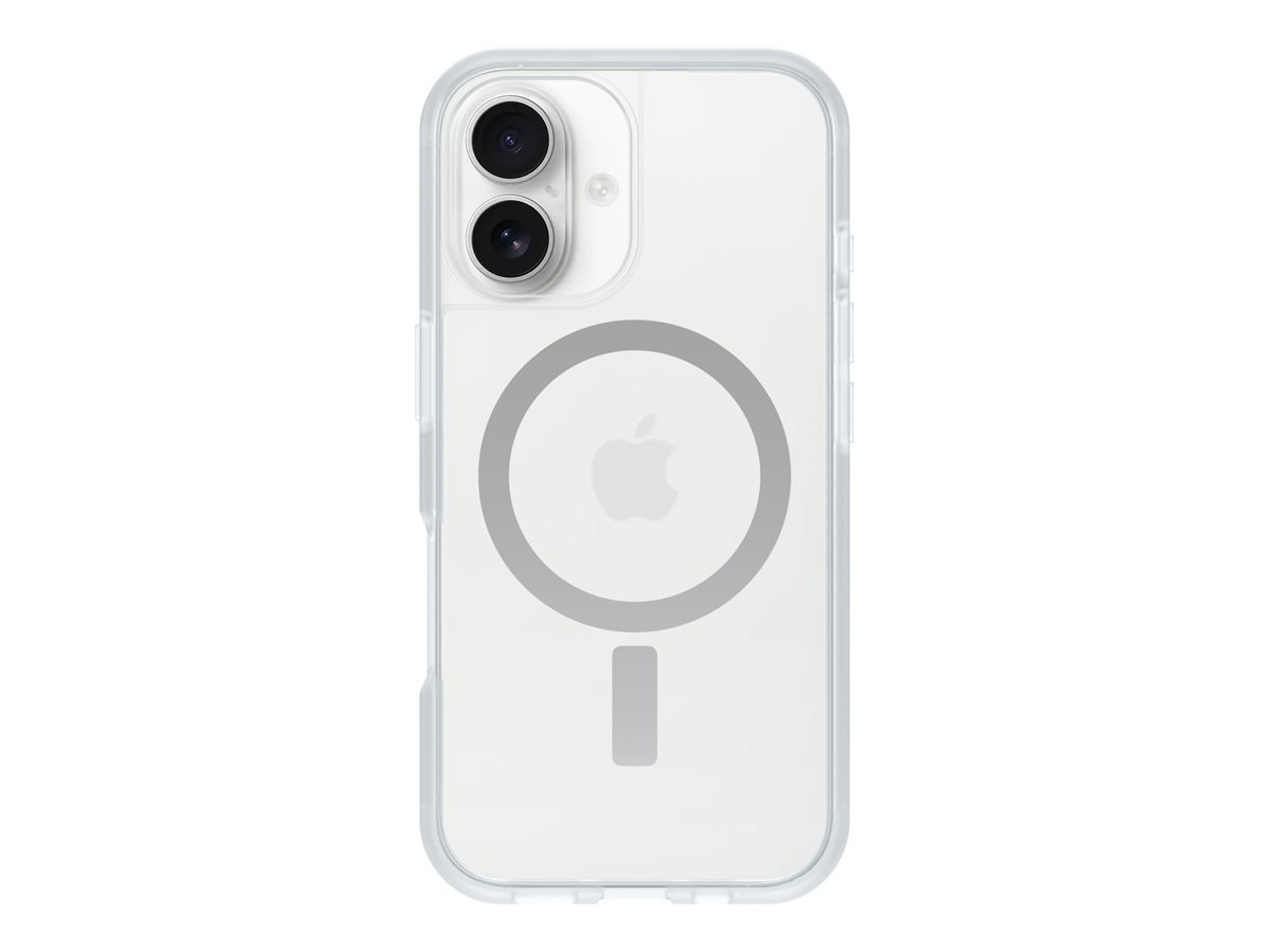 OtterBox React Series - Tampa posterior para telemóvel - compatibilidade MagSafe - plástico - claro - para Apple iPhone 16
