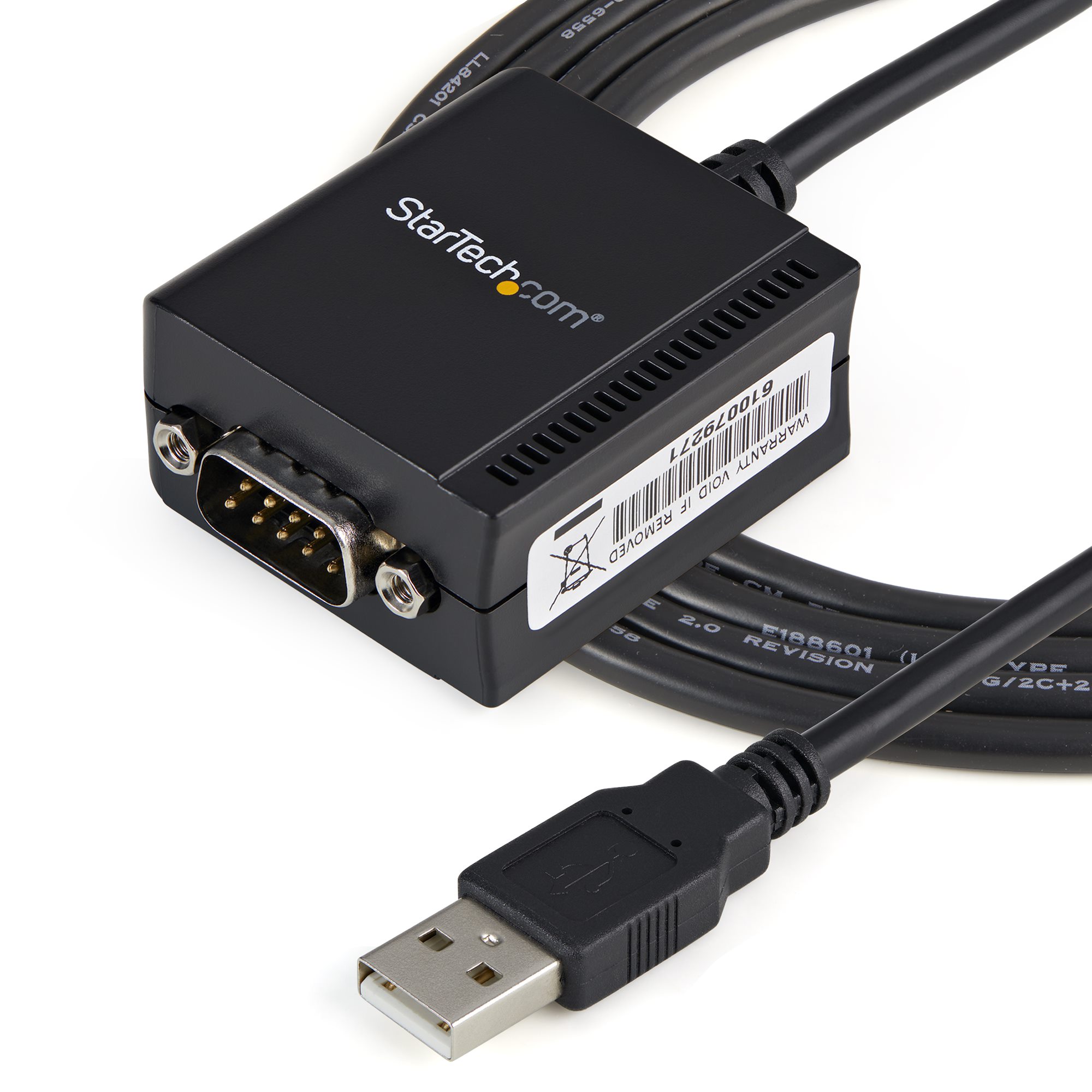 StarTech.com USB to Serial Adapter - 1 port - USB Powered - FTDI USB UART Chip - DB9 (9-pin) - USB to RS232 Adapter (ICUSB2321F) - Adaptador serial - USB - RS-232 - preto - Image 4