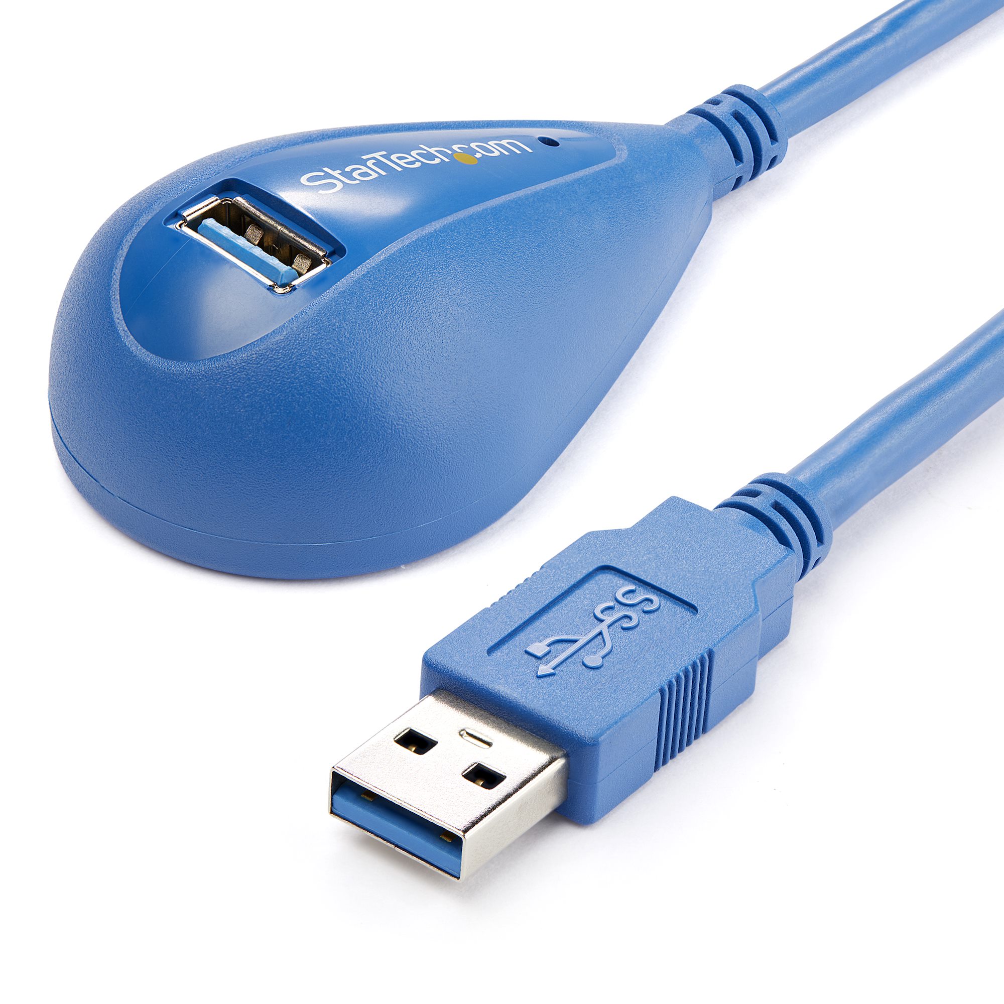 StarTech.com 5 ft Desktop SuperSpeed USB 3.0 Extension Cable - A to A M/F - USB extension cable - USB Type A (M) to USB Type A (F) - 5 ft - black - USB3SEXT5DSK - Cabo de extensão USB - USB Tipo A (M) para USB Tipo A (F) - 1.5 m - preto - para P/N: 2