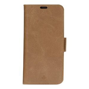 dbramante1928 Copenhagen - Capa flip cover para telemóvel - couro com granulação plena - canela - para Apple iPhone 12, 12 Pro