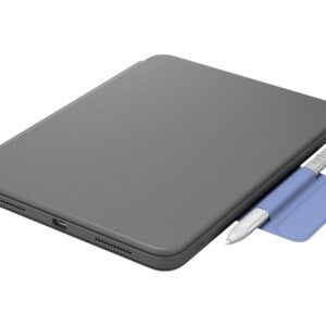 Logitech Rugged Folio - teclado e pasta de folio - QWERTZ - Suíço - grafite Dispositivo de entrada