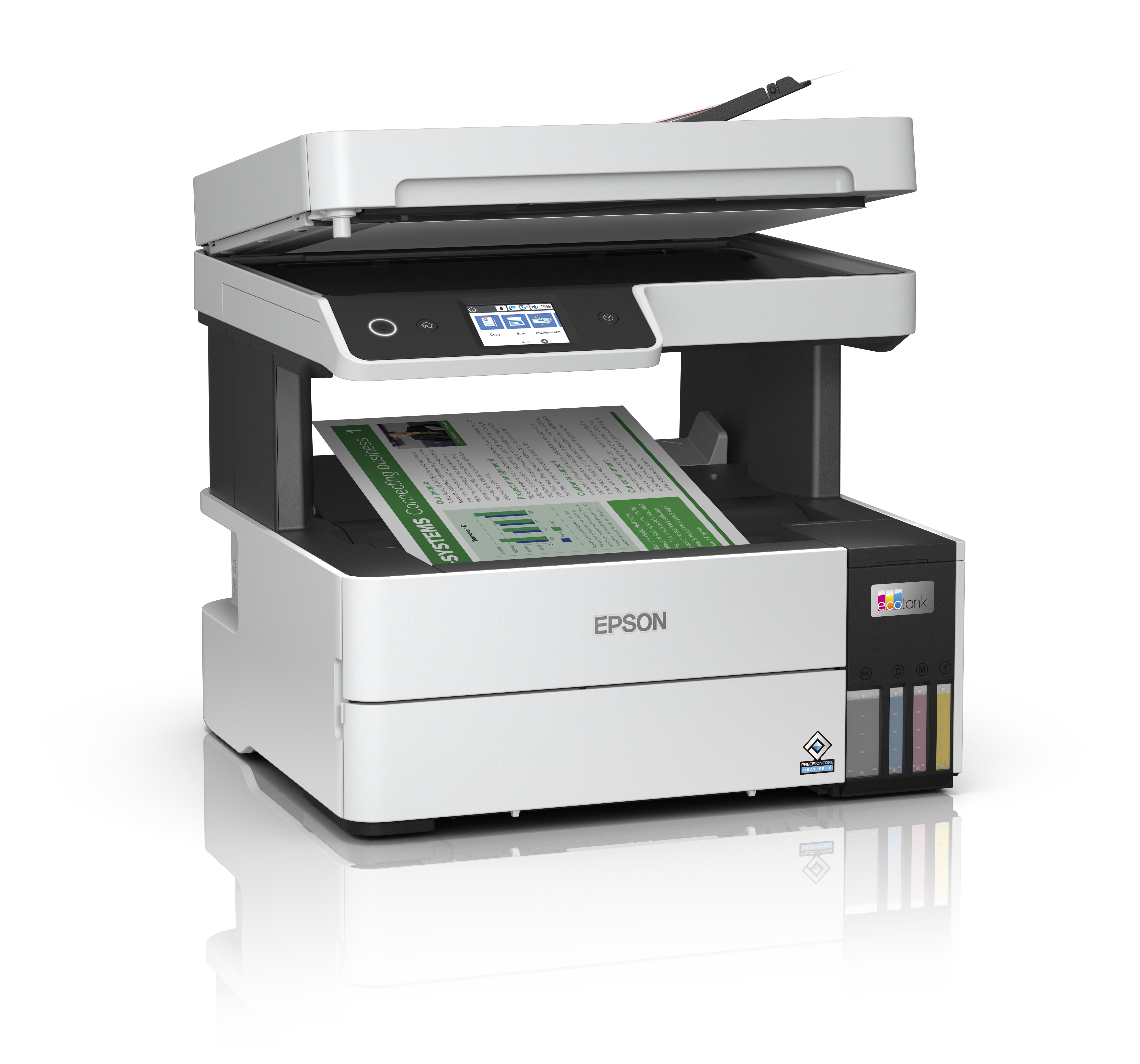 Epson EcoTank ET-5150 - Impressora multi-funções - a cores - jacto de tinta - A4/Legal (media) - até 17.5 ppm (impressão) - 250 folhas - USB, LAN, Wi-Fi - Image 7