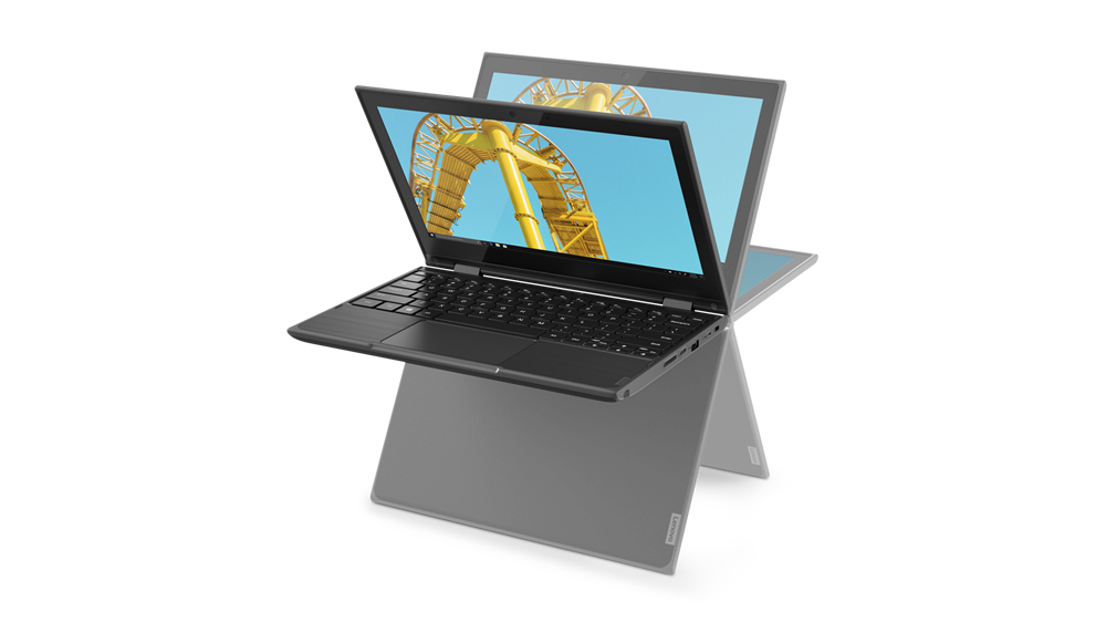 Lenovo 300e (2nd Gen) 82GK - Design invertido - AMD 3000 Series - 3015e / até 2.3 GHz - Windows 10 Pro National Academic - Radeon Graphics - 4 GB RAM - 64 GB eMMC - 11.6" IPS ecrã de toque 1366 x 768 (HD) - Wi-Fi 6 - textura preta - kbd: Português - Image 6