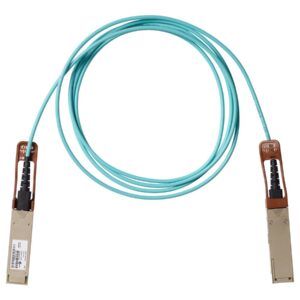 Cisco - Cabo de ligação directa 100GBase - QSFP para QSFP - 2 m - 2 m - fibra óptica - activo - para P/N: C9500-32C-EDU, C9500-32QC-EDU, N9K-X9788TC-FX-RF, NCS-55A1-24H-B, NCS-55A1-36H-SE-S