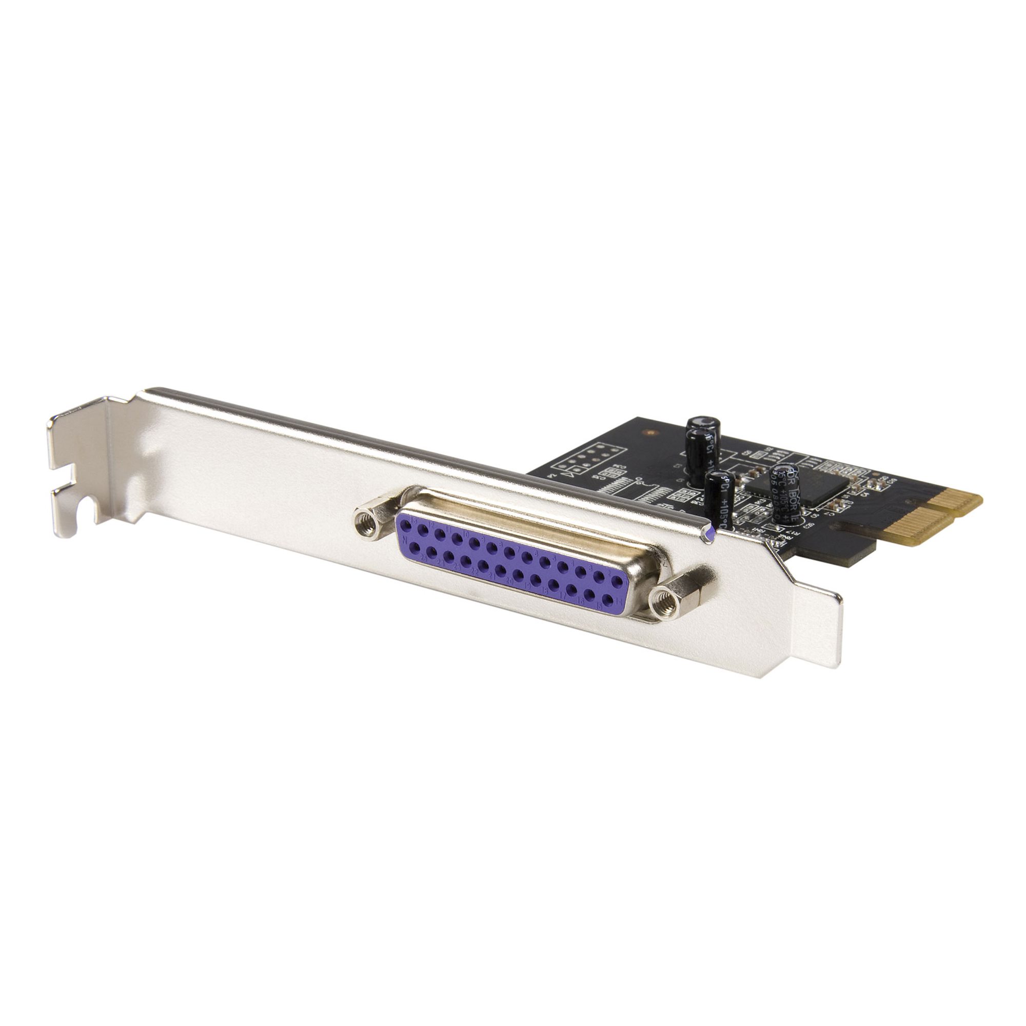StarTech.com 1-Port Parallel PCIe Card, PCI Express to Parallel DB25 LPT Adapter Card, Desktop Expansion Controller for Printer, SPP/ECP - Adaptador paralelo - PCIe - IEEE 1284 - preto