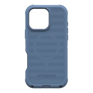 OtterBox Defender Series - Tampa posterior para telemóvel - compatibilidade MagSafe - silicone - calças de ganga azul bebé (azul) - para Apple iPhone 16 Pro Max