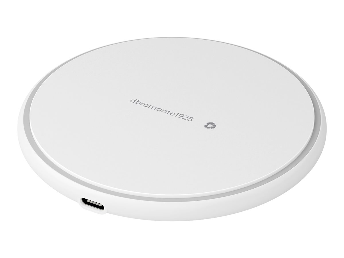 dbramante1928 re-charge - Almofada de carregamento sem fios - 15 Watt (magnético) - branco