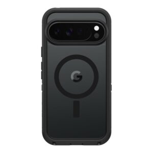 OtterBox Defender Series Pro XT - Tampa posterior para telemóvel - resistente - com Pixelsnap - camada de policarbonato, elastómero termoplástico (TPE) - lado escuro (transparente / preto) - para Google Pixel 10 Pro XL
