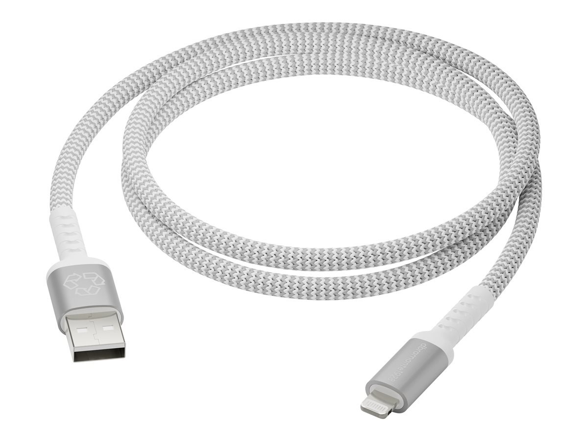 dbramante1928 re-charge - Cabo Lightning - USB macho para Lightning macho - 1.2 m - cabo entrançado, 100% plástico reciclado