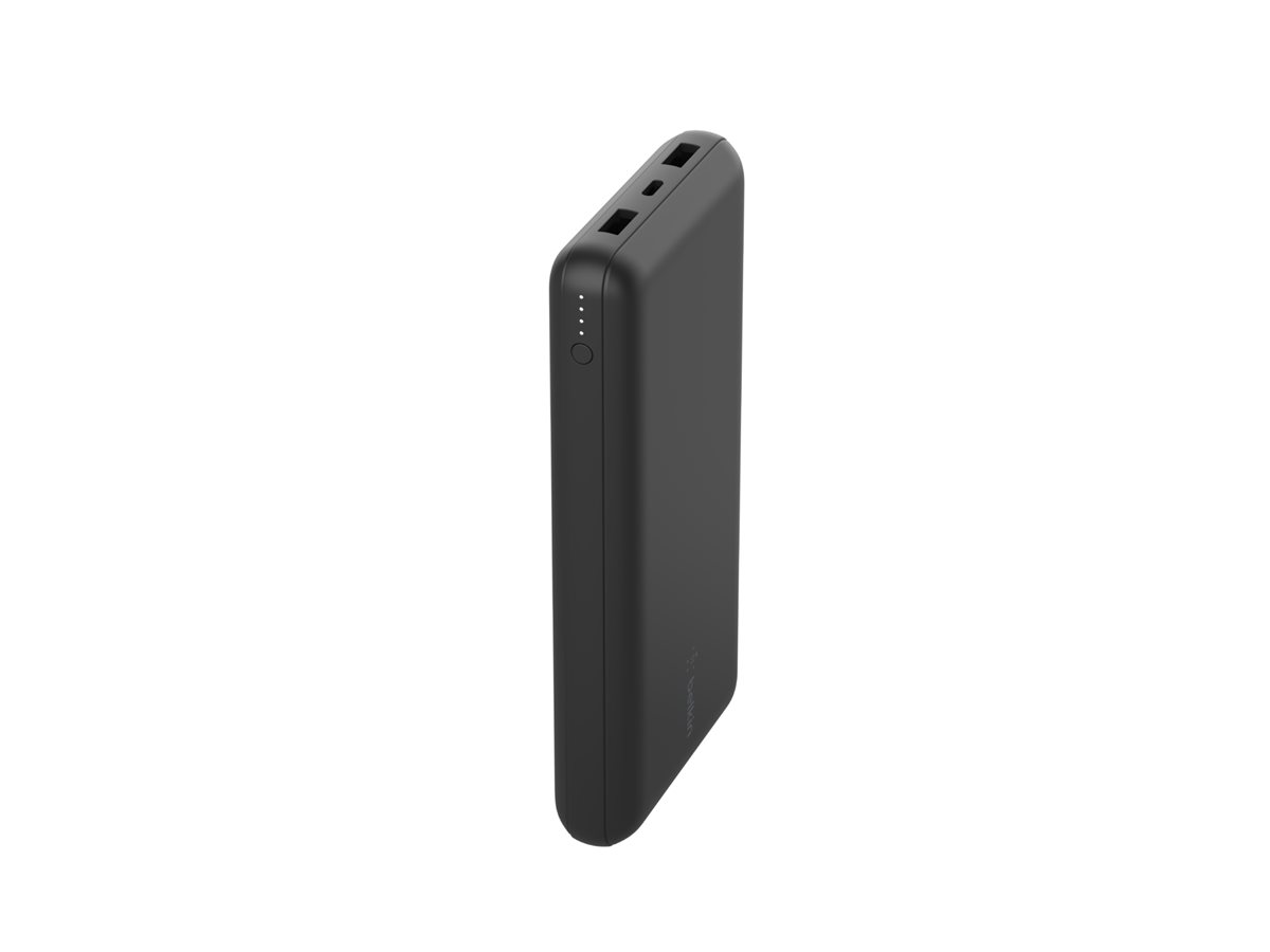 Belkin BoostCharge - Carregador portátil - 20000 mAh - 15 Watt - 3 A - 3 conectores de saída (USB-C, 2 x USB) - no cabo: USB-C - preto - Image 2