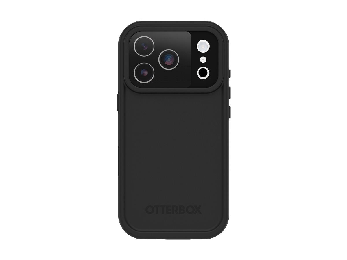 OtterBox FRE - Bolsa de protecção impermeável para telemóvel - compatibilidade MagSafe - plástico - preto - para Apple iPhone 17 Pro
