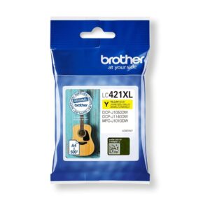 Brother LC421XLY - Alto Rendimento - amarelo - original - tinteiro - para Brother DCP-J1140DW, DCP-J1800DW, MFC-J1010DW, MFC-J1012DW