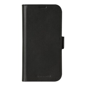 dbramante1928 Copenhagen - Capa flip cover para telemóvel - couro com granulação plena - preto - para Apple iPhone 16 Plus