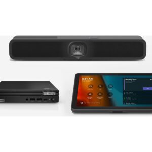 Logitech Entry Level Small Room Solution - Conjunto para vídeo conferência - Certificado para Microsoft Teams Rooms - power adapter included