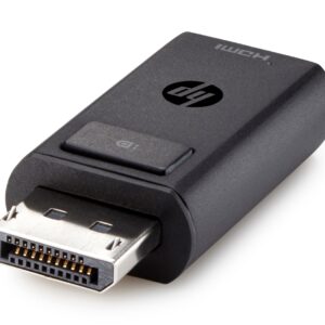 HP DisplayPort to HDMI Adapter - Adaptador de vídeo - DisplayPort macho para HDMI fêmea - para EliteBook 8770, ProBook 64X G4, 650 G5, ZBook 14 G2, 14u G4, 15 G2, 15u G2, 15u G4, 17 G3