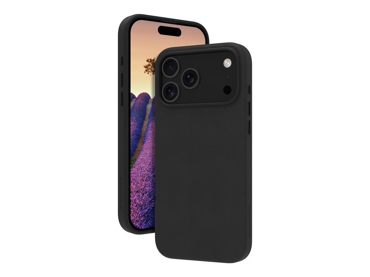 dbramante1928 Roskilde - Tampa posterior para telemóvel - compatibilidade MagSafe - couro com granulação plena - preto - para Apple iPhone 17 Pro Max