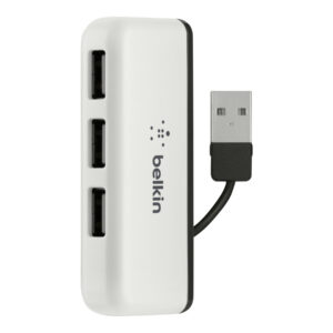 Belkin Travel - Hub - 4 x USB 2.0 - desktop