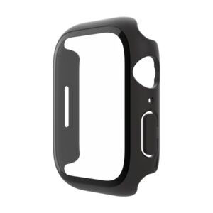 Belkin SCREENFORCE TemperedCurve - Amortecedor para relógio inteligente - 2-em-1 - policarbonato, vidro temperado (9H) - preto