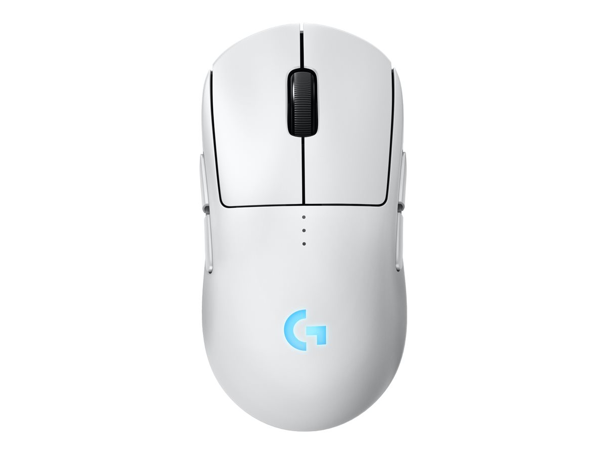 Logitech G PRO 2 - Rato - gaming - destros e canhotos - óptico - 8 botões - sem fios, com cabo - 2.4 GHz, USB - recetor USB Logitech LIGHTSPEED - branco