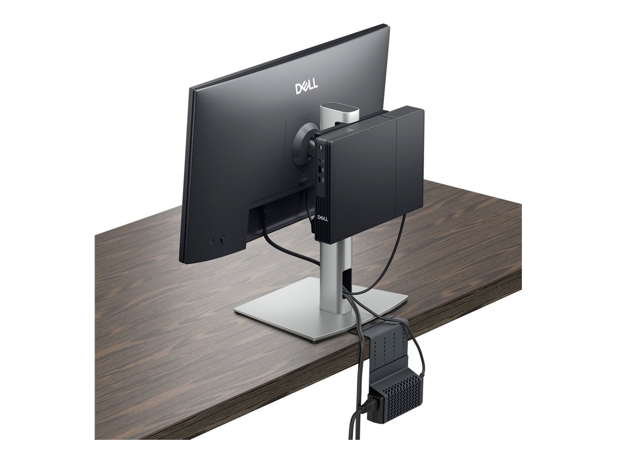 Dell Pro Micro QCM1250 - Micro Core Ultra 5 235T / até 5 GHz - RAM 8 GB - SSD 512 GB - NVMe - Intel Graphics - Gigabit Ethernet, Bluetooth, IEEE 802.11ax (Wi-Fi 6E) - Win 11 Pro - monitor: nenhum - preto - BTS - com 1 ano de Serviço Básico no Local a