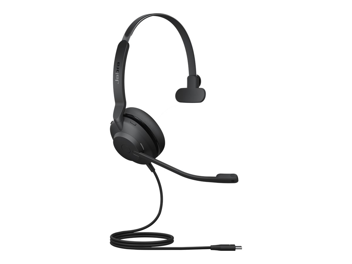 Jabra Evolve2 30 SE UC Mono - Auscultadores - no ouvido - com cabo - USB-C, USB-A - isolamento de ruído - certificação UC