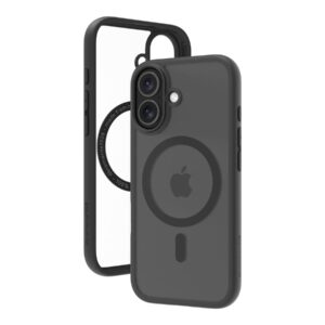 dbramante1928 Grenen - Tampa posterior para telemóvel - compatibilidade MagSafe - plástico - preto, transparente - para Apple iPhone 17