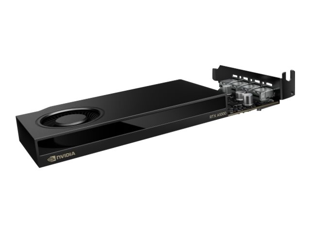 NVIDIA RTX A1000 - Cartão gráfico - RTX A1000 - 8 GB GDDR6 - PCIe 4.0 x8 baixo perfil - 4 x Mini DisplayPort