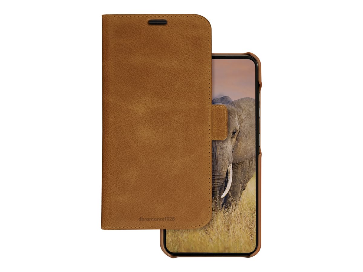 dbramante1928 Lynge - Capa flip cover para telemóvel - couro - canela - para Samsung Galaxy S24