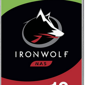 Seagate IronWolf ST10000VN000 - Disco rígido - 10 TB - interna - 3.5" - SATA 6Gb/s - 7200 rpm - buffer: 256 MB - com 3 anos de Recuperação de dados Seagate Rescue