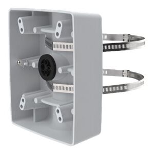 AXIS T91B57 - Kit de montagem de poste - montagem no poste - interior, exterior - branco - para AXIS A9188-VE, Q6318-LE 50, T91G61, T91H61, T98A15-VE, T98A16-VE, T98A17-VE, T98A18-VE