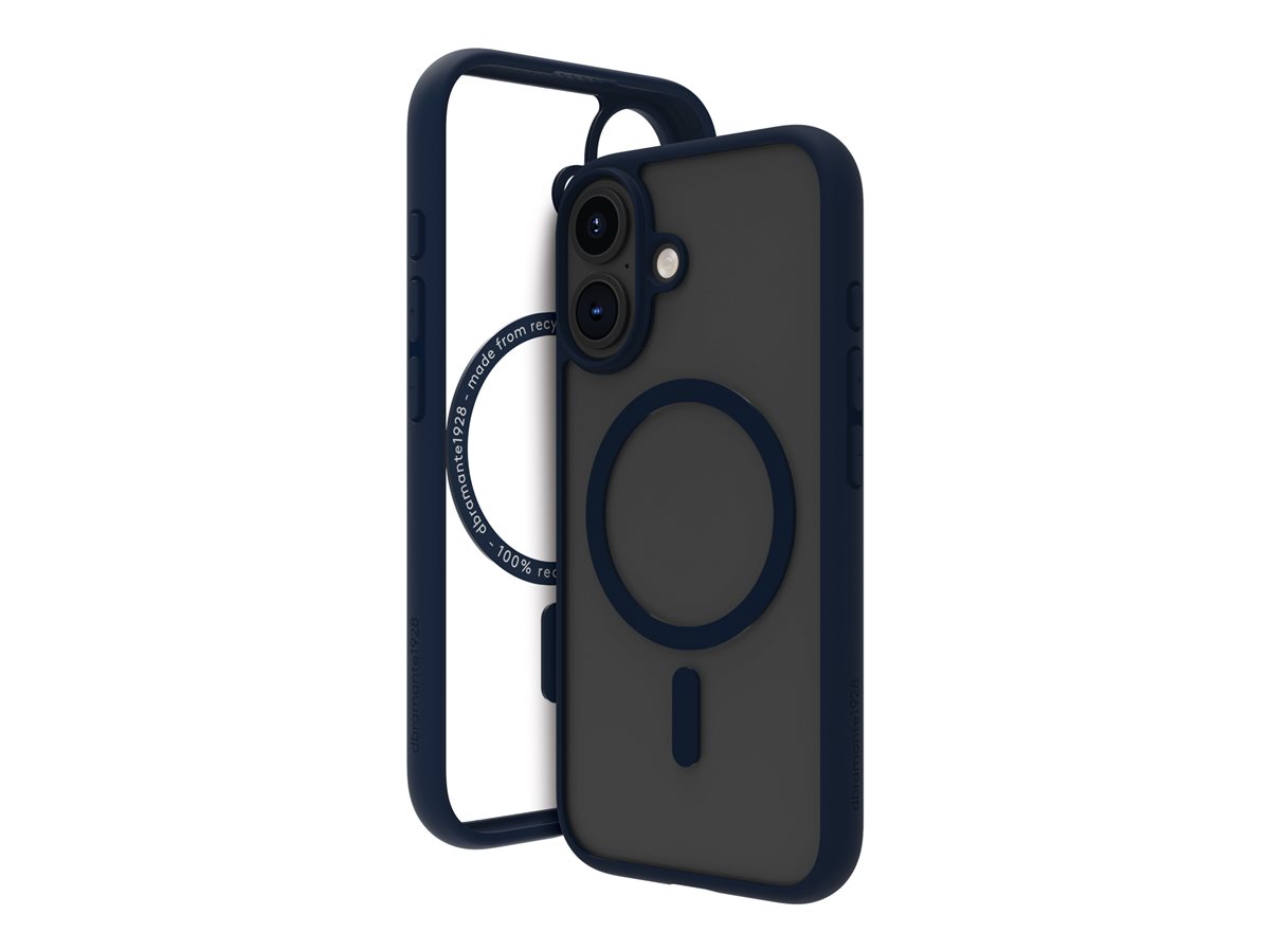 dbramante1928 Grenen - Tampa posterior para telemóvel - compatibilidade MagSafe - plástico - azul, traseira transparente - para Apple iPhone 16