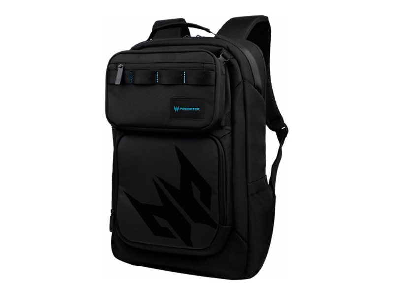 Acer Predator Military Backpack (PBG370) - Bolsa para transporte de notebook - 16" - preto - para Aspire Go 14, 15, Aspire Lite 17, Nitro V 15, 15 AI, 16 AI, 16S AI, 17 AI, Swift X 14