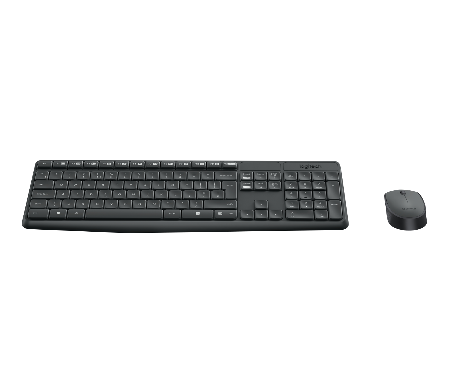 Logitech MK235 - Conjunto de teclado e rato - sem fios - 2.4 GHz - Checo