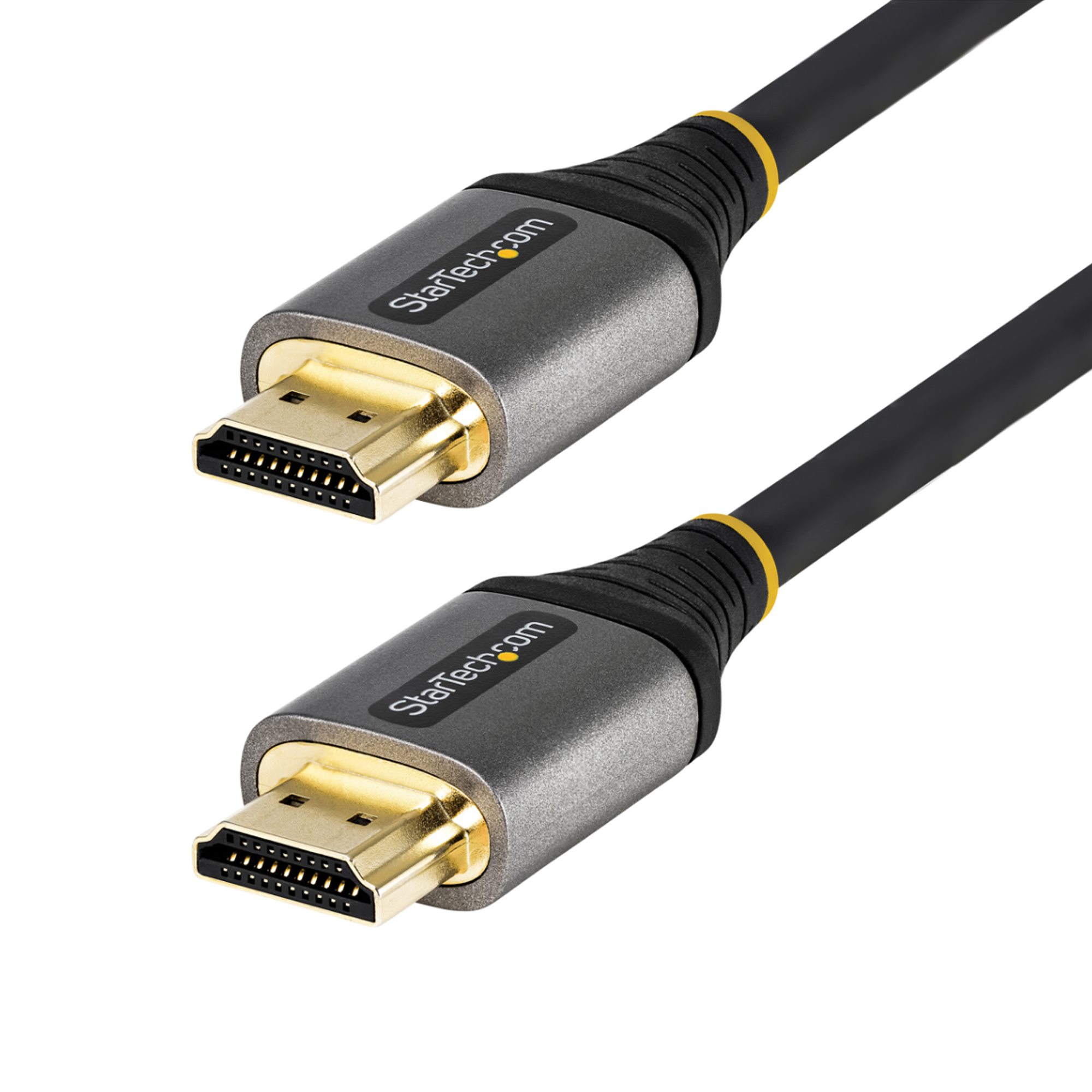 StarTech.com 16ft (5m) Premium Certified HDMI 2.0 Cable - High-Speed Ultra HD 4K 60Hz HDMI Cable with Ethernet - HDR10, ARC - UHD HDMI Video Cord - For UHD Monitors, TVs, Displays - M/M - Alta Velocidade Premium - cabo HDMI com Ethernet - HDMI macho