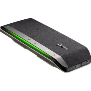 Poly Sync 40 - Alta-voz inteligente - bluetooth - sem fios, com cabo - prata - Certificação Zoom - Replaces Poly SKU 216874-01