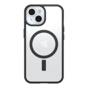 OtterBox React Series - Tampa posterior para telemóvel - compatibilidade MagSafe - cristal preto - para Apple iPhone 13, 14, 15, 16e