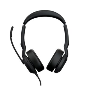 Jabra Evolve2 50 UC Stereo - Auscultadores - no ouvido - com cabo - cancelamento de ruído activo - USB-C, USB-A - certificação UC