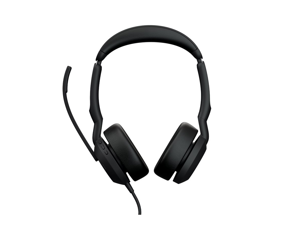 Jabra Evolve2 50 UC Stereo - Auscultadores - no ouvido - com cabo - cancelamento de ruído activo - USB-C, USB-A - certificação UC