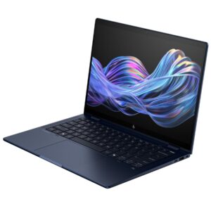 HP EliteBook X Flip G1i Notebook Next Gen AI - Copilot+ PC - design invertido - Intel Core Ultra 7 - 268V / até 5 GHz - Win 11 Pro - Intel Arc Graphics 140V - 32 GB RAM - 1 TB SSD NVMe - 14" IPS ecrã de toque HP SureView 5 1920 x 1200 - Wi-Fi 7, Blue