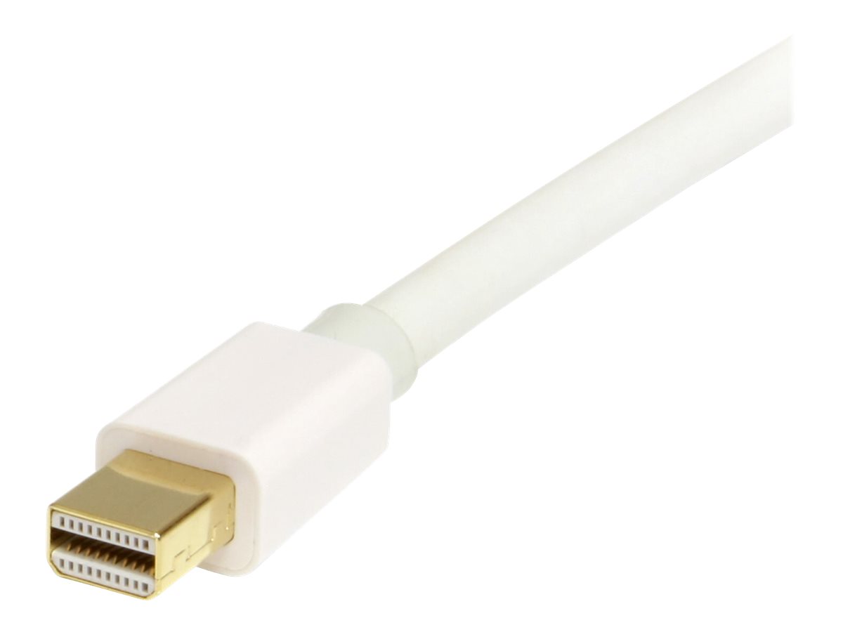 StarTech.com 2m 6 ft White Mini DisplayPort to DisplayPort 1.2 Adapter Cable M/M - DisplayPort 4k with HBR2 support - Mini DP to DP Cable (MDP2DPMM2MW) - Cabo DisplayPort - Mini DisplayPort (M) para DisplayPort (M) - 2 m - branco - para P/N: CDP2MDP, - Image 2