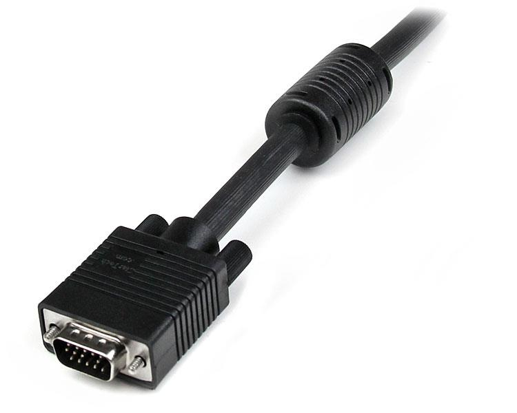 StarTech.com 15m Coax High Resolution Monitor VGA Cable HD15 M/M - Cabo VGA - HD-15 (VGA) (M) para HD-15 (VGA) (M) - 15 m - moldado - preto - Image 3