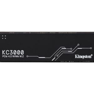 Kingston KC3000 - SSD - 512 GB - interna - M.2 2280 - PCIe 4.0 (NVMe) - para Intel Next Unit of Computing 12 Pro Kit - NUC12WSKi5