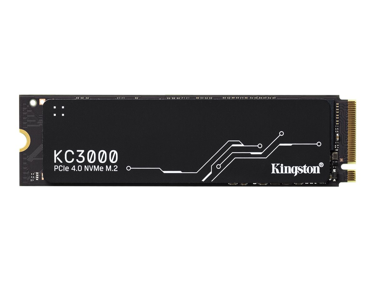 Kingston KC3000 - SSD - 512 GB - interna - M.2 2280 - PCIe 4.0 (NVMe) - para Intel Next Unit of Computing 12 Pro Kit - NUC12WSKi5