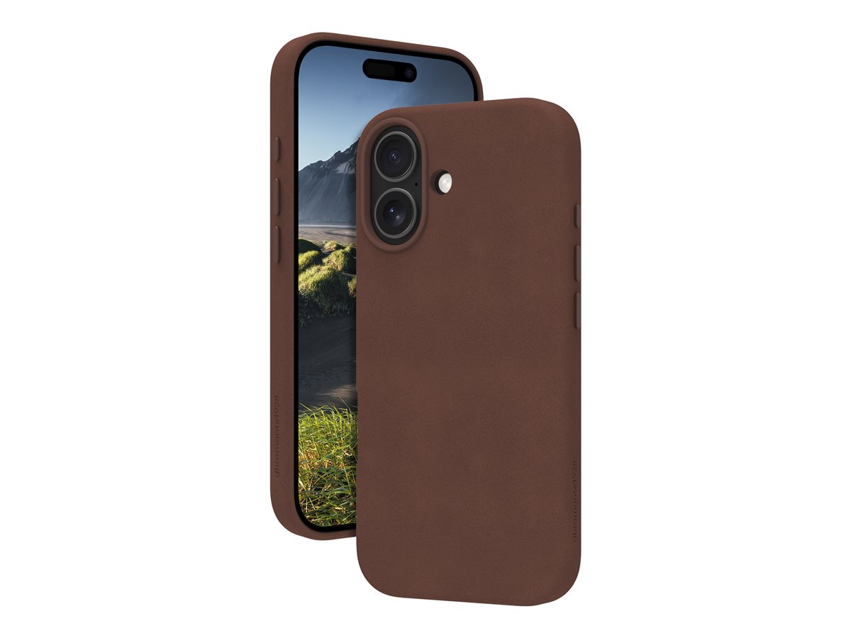 dbramante1928 Roskilde - Tampa posterior para telemóvel - compatibilidade MagSafe - couro com granulação plena - creme escuro - para Apple iPhone 17