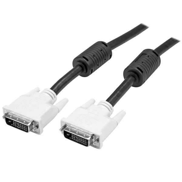 StarTech.com 5m DVID Dual Link Cable M/M - Cabo DVI - link duplo - DVI-D (M) para DVI-D (M) - 5 m